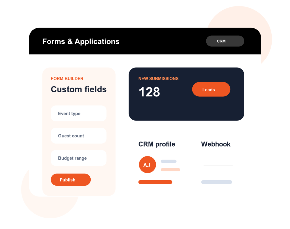Dashify CRM lead capture dashboard