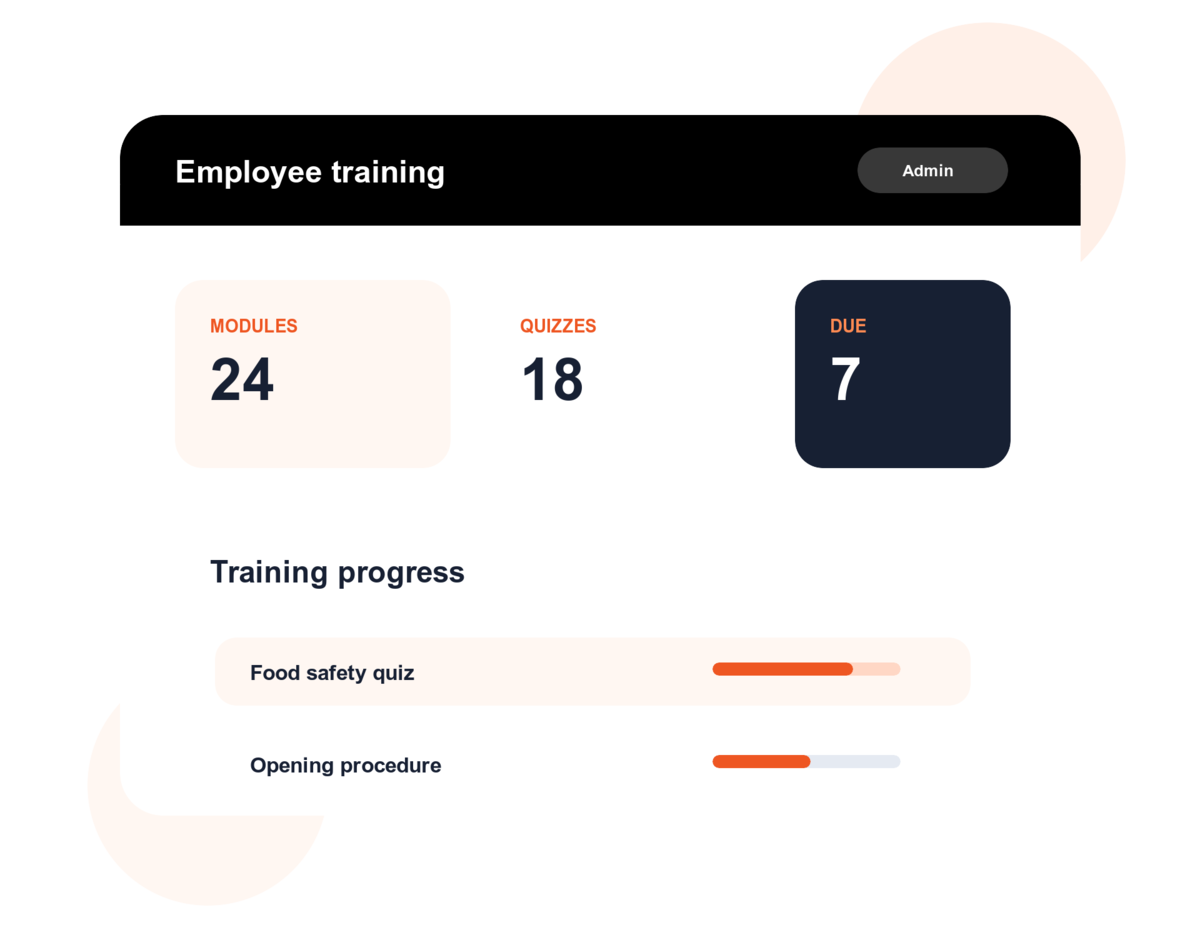 Dashify employee training dashboard